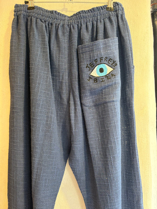 trousers thick hemp eye logo